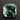 Evergleam Jewelry teal lab-grown sapphire with a Big Sky Square Dance geometric cut on a dark background.