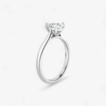 Blonde Oval Cut Solitaire Engagement Ring - Evergleam Jewelry